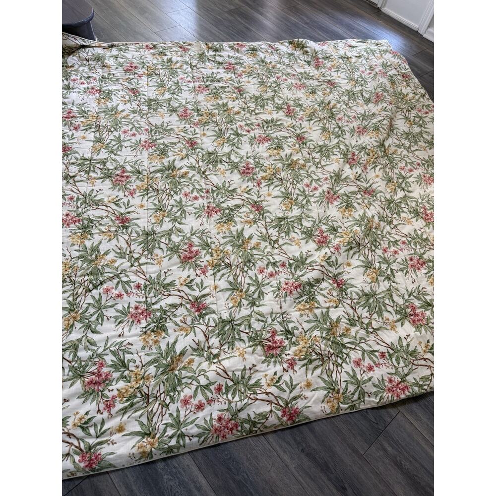 CHAPS RALPH LAUREN Key Biscayne Botanical Tropical Full/Queen Comforter Shams